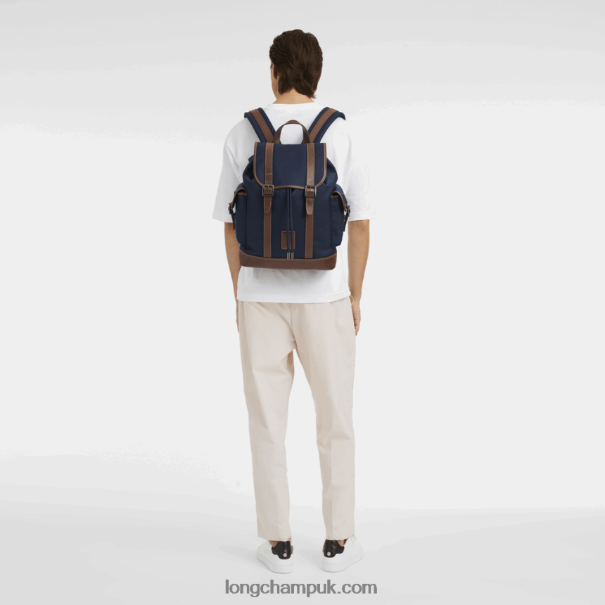 Boxford Backpack Men Longchamp 8RTH801104 Blue