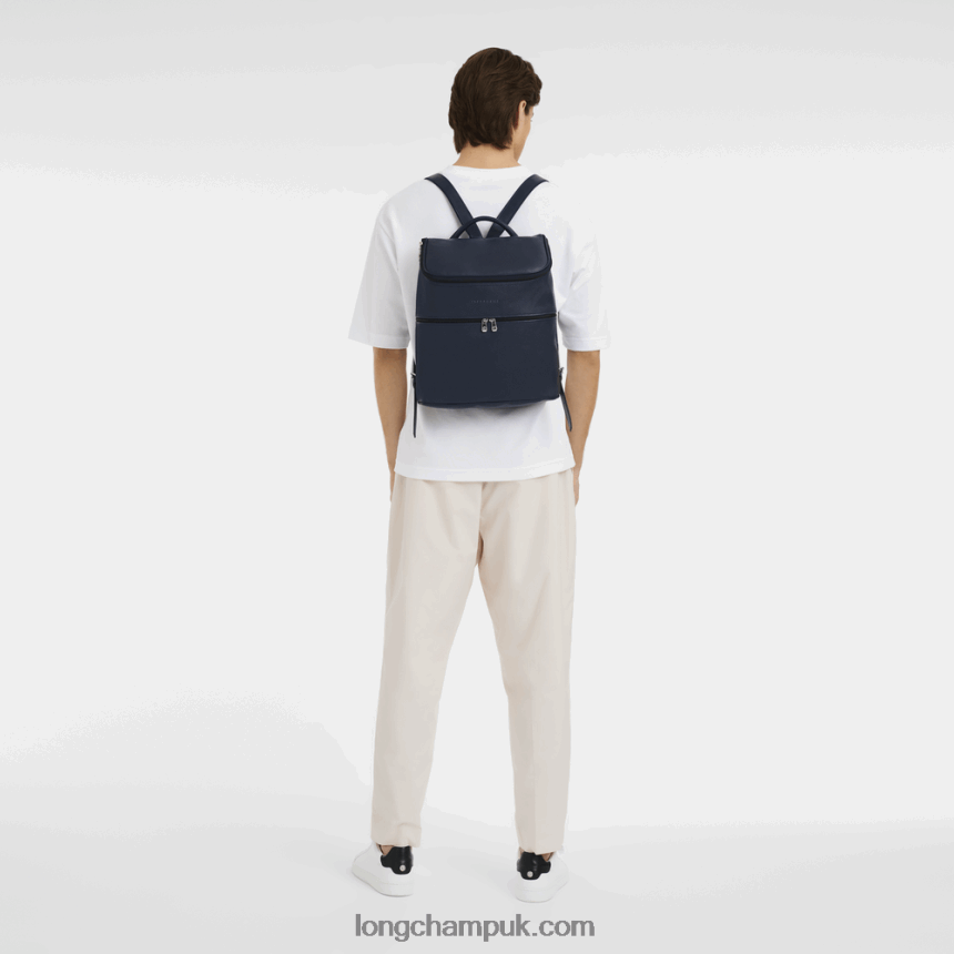 Le Foulonne Backpack Men Longchamp 8RTH80449 Navy