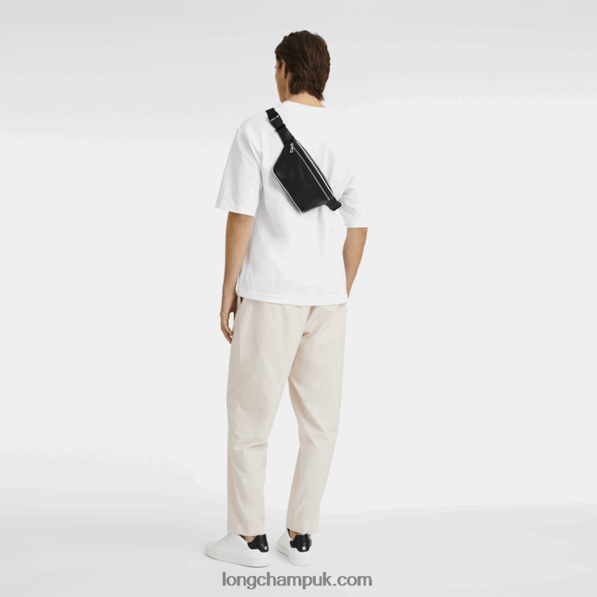 Le Foulonne Belt bag Men Longchamp 8RTH80460 Black/White