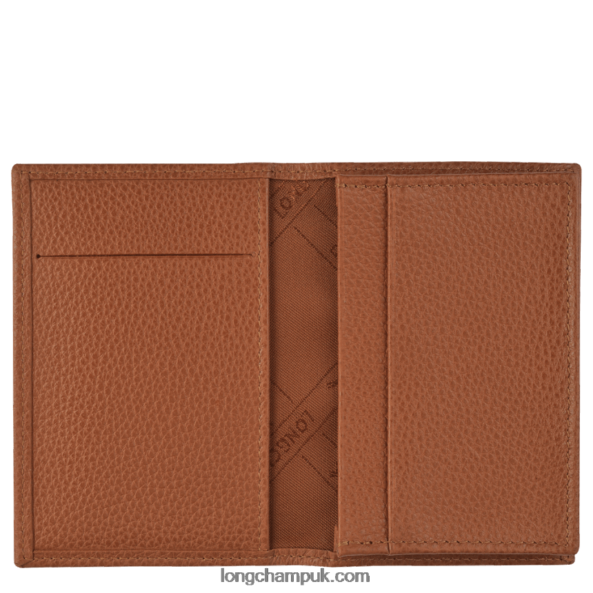 Le Foulonne Card holder Men Longchamp 8RTH80654 Caramel