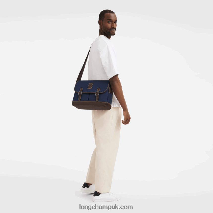 Boxford Crossbody bag L Men Longchamp 8RTH801114 Blue