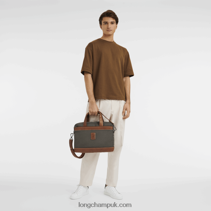 Boxford Briefcase S Men Longchamp 8RTH801094 Brown
