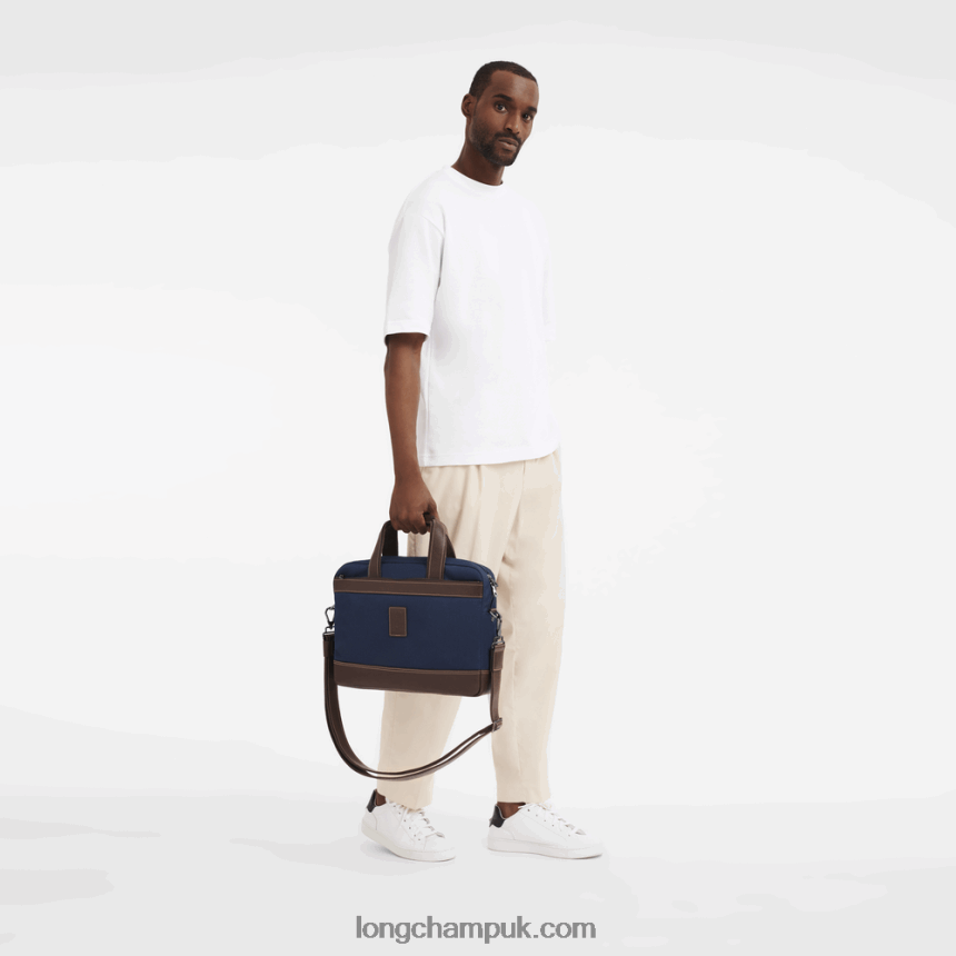 Boxford Briefcase S Men Longchamp 8RTH801095 Blue