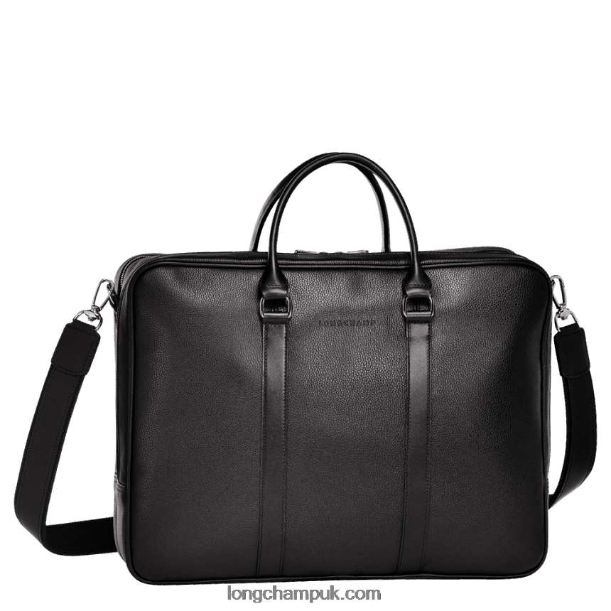 Le Foulonne Briefcase L Men Longchamp 8RTH80481 Black