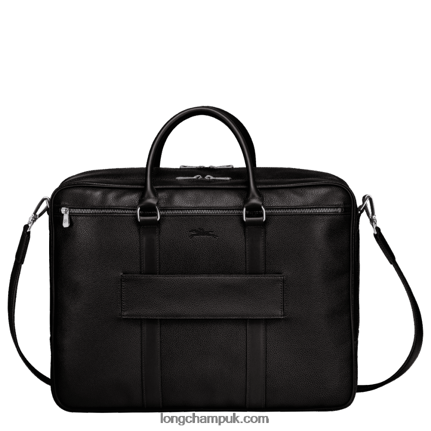 Le Foulonne Briefcase L Men Longchamp 8RTH80481 Black
