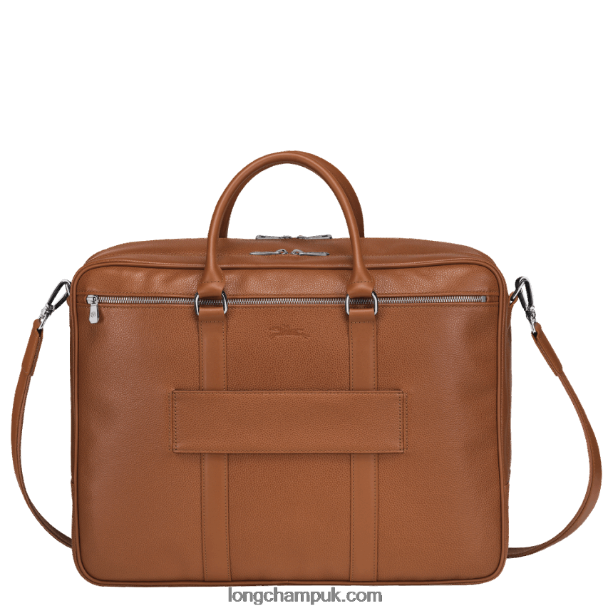 Le Foulonne Briefcase L Men Longchamp 8RTH80482 Caramel