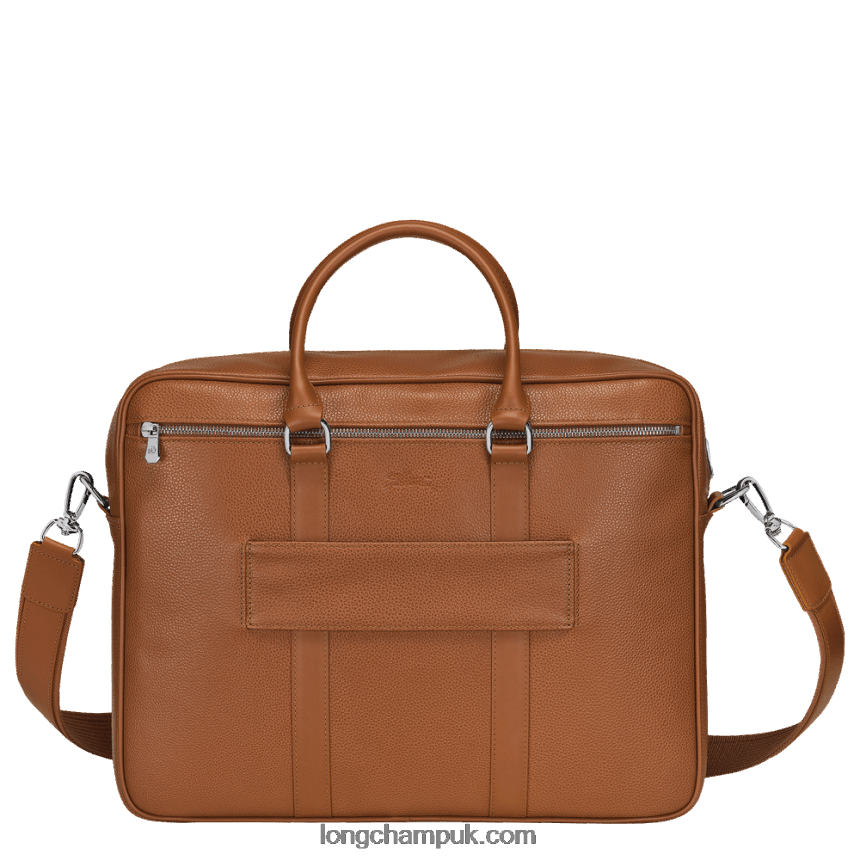 Le Foulonne Briefcase M Men Longchamp 8RTH801090 Caramel