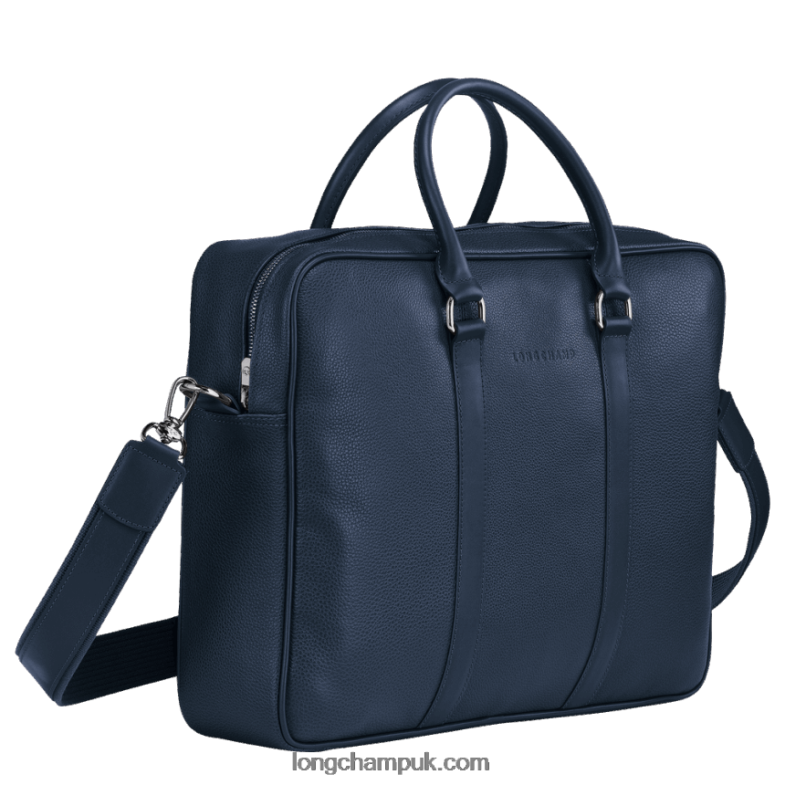 Le Foulonne Briefcase M Men Longchamp 8RTH801101 Navy