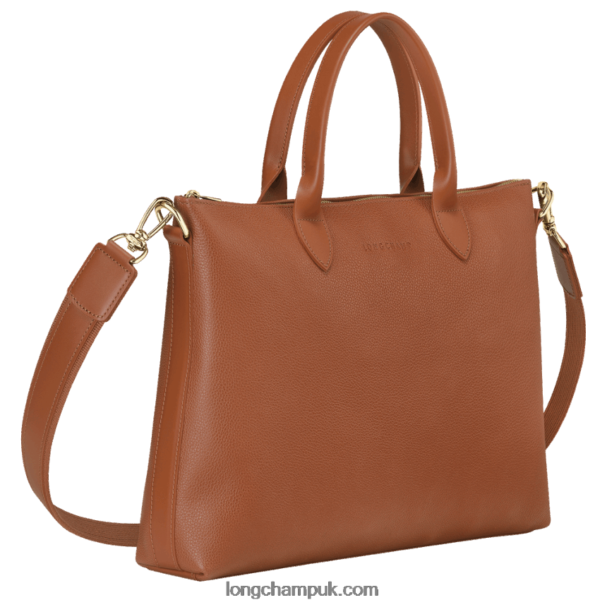 Le Foulonne Briefcase S Men Longchamp 8RTH80468 Caramel