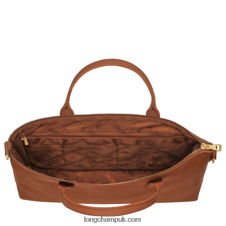 Le Foulonne Briefcase S Men Longchamp 8RTH80468 Caramel