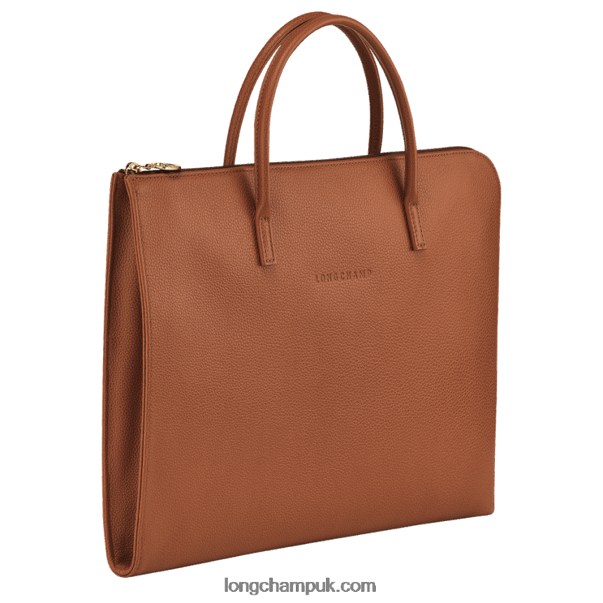 Le Foulonne Briefcase S Men Longchamp 8RTH80471 Caramel