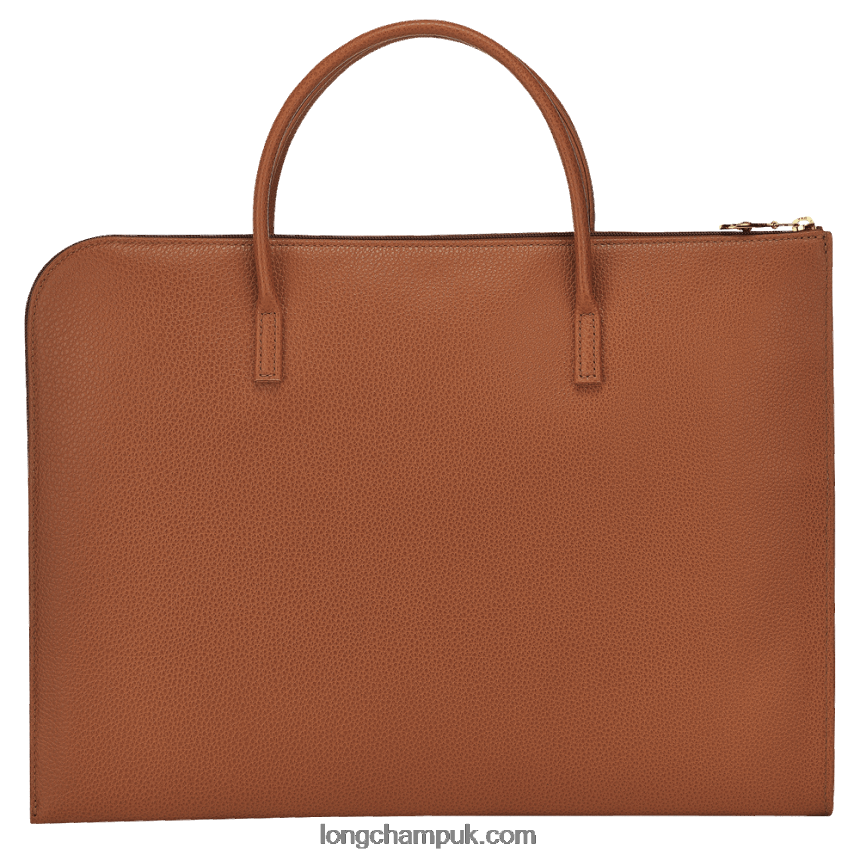 Le Foulonne Briefcase S Men Longchamp 8RTH80471 Caramel