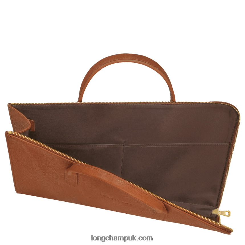 Le Foulonne Briefcase S Men Longchamp 8RTH80471 Caramel