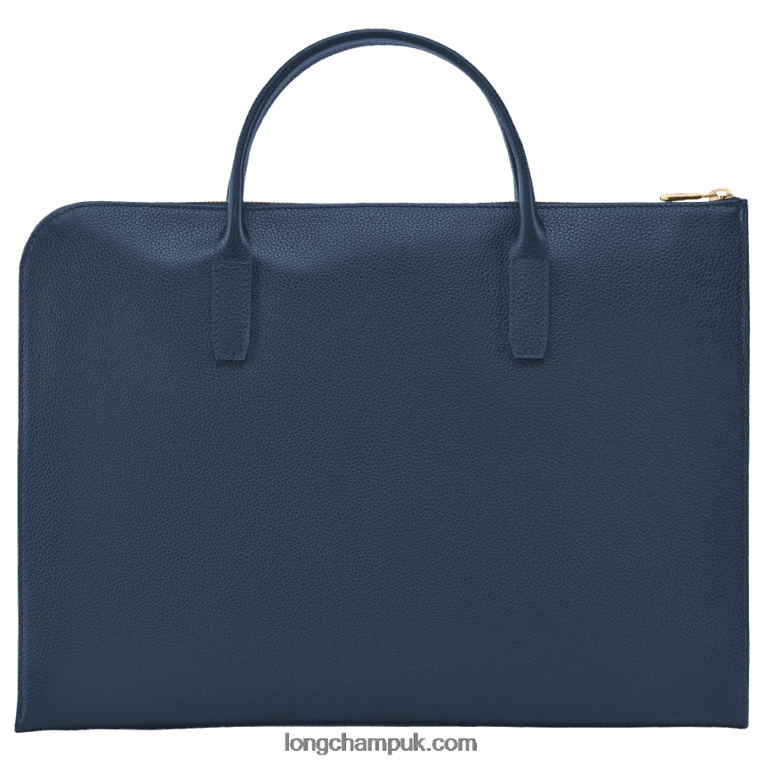 Le Foulonne Briefcase S Men Longchamp 8RTH80474 Navy