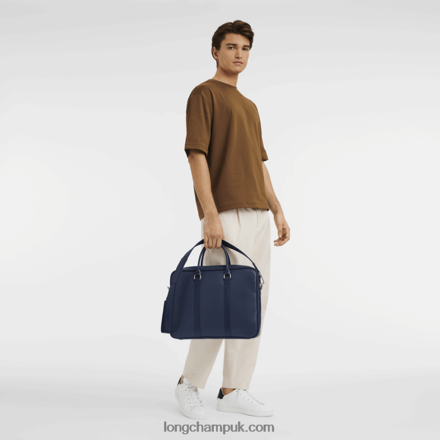 Le Foulonne Briefcase S Men Longchamp 8RTH80479 Navy