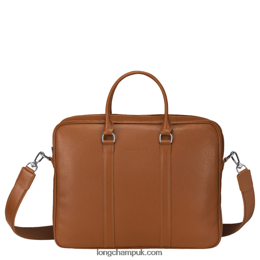 Le Foulonne Briefcase S Men Longchamp 8RTH80480 Caramel