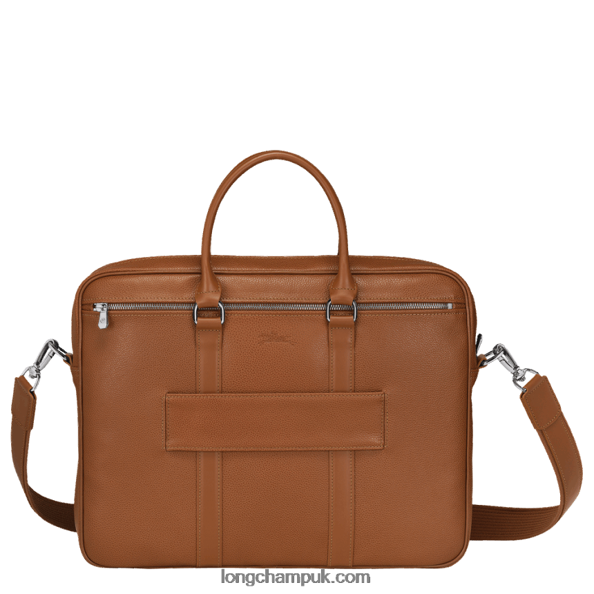 Le Foulonne Briefcase S Men Longchamp 8RTH80480 Caramel
