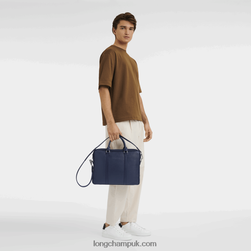 Le Foulonne Briefcase XS Men Longchamp 8RTH80476 Navy