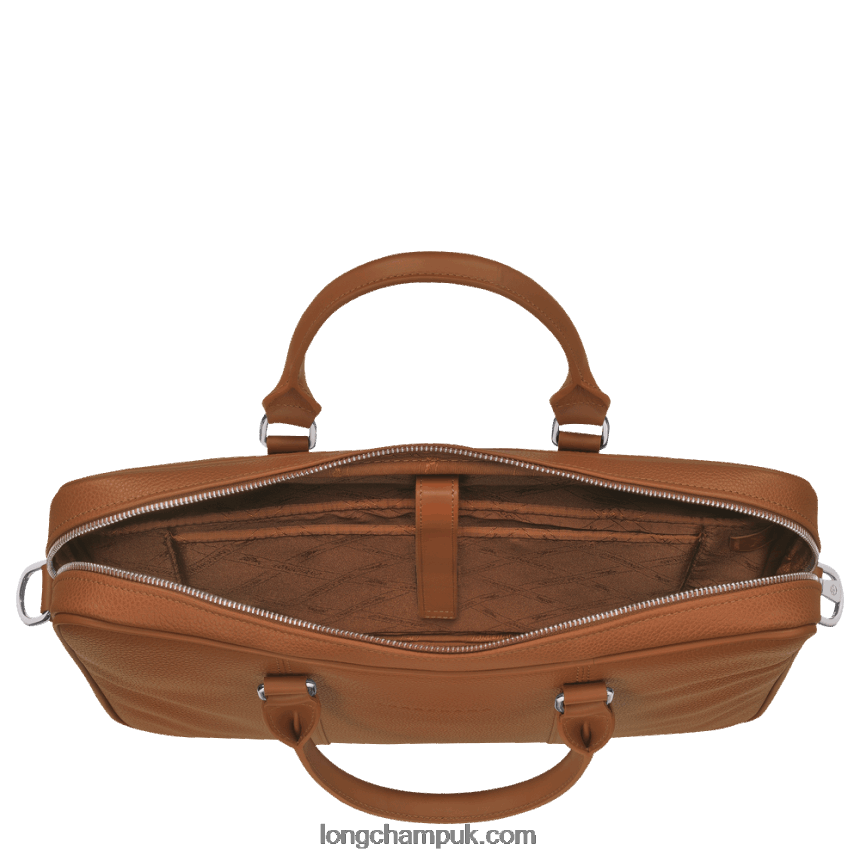 Le Foulonne Briefcase XS Men Longchamp 8RTH80477 Caramel