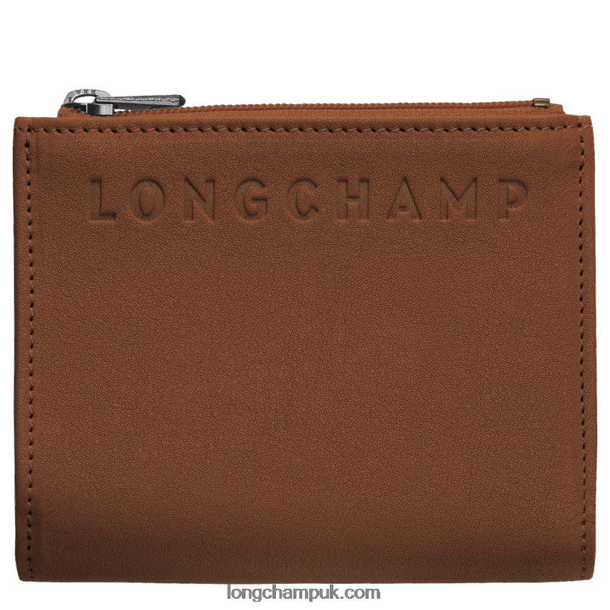 3D Wallet Men Longchamp 8RTH80625 Cognac