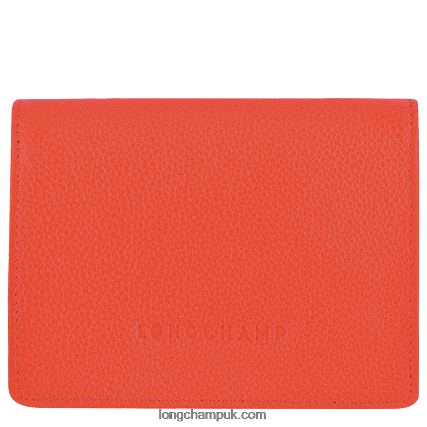 Le Foulonne Wallet Men Longchamp 8RTH80596 Orange
