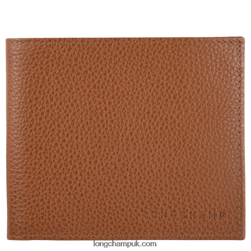 Le Foulonne Wallet Men Longchamp 8RTH80629 Caramel