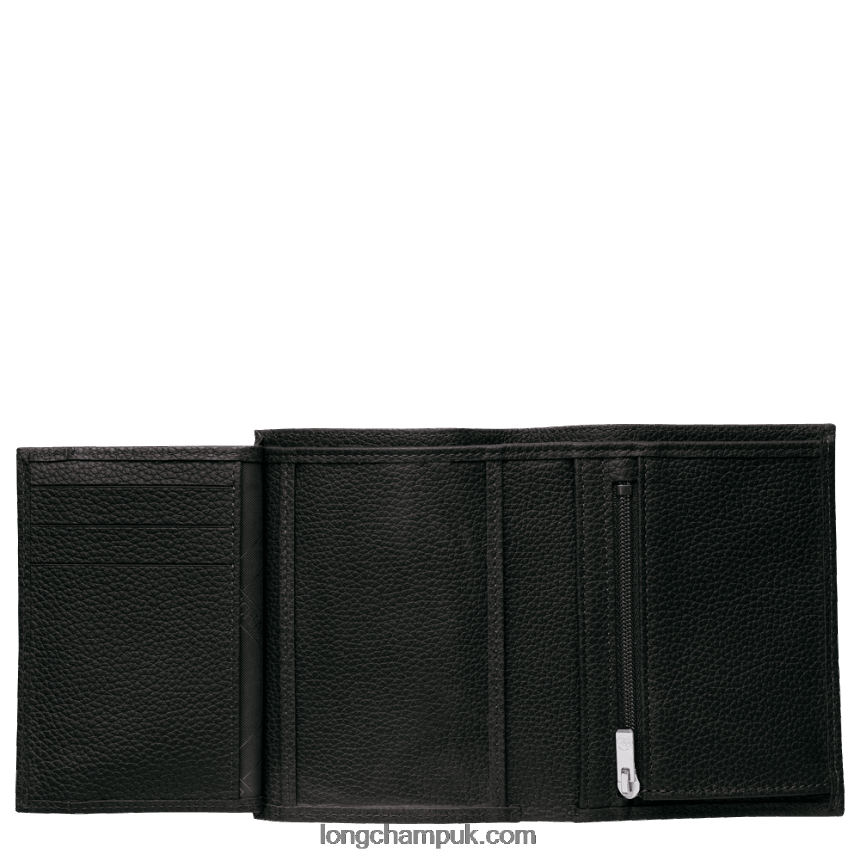 Le Foulonne Wallet Men Longchamp 8RTH80630 Black