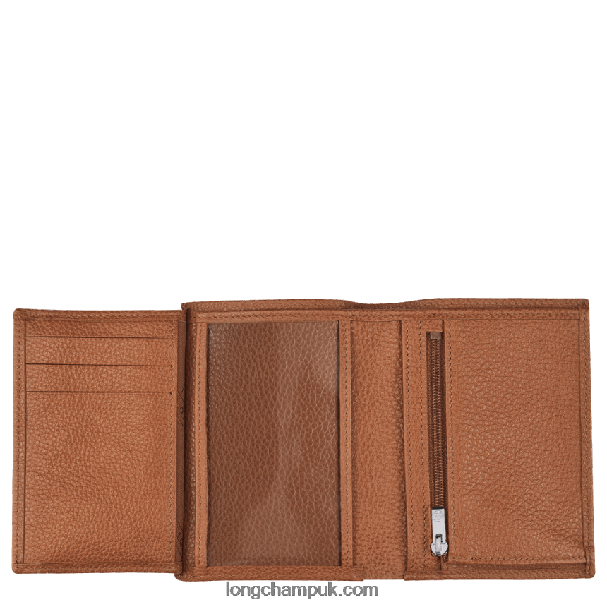 Le Foulonne Wallet Men Longchamp 8RTH80632 Caramel
