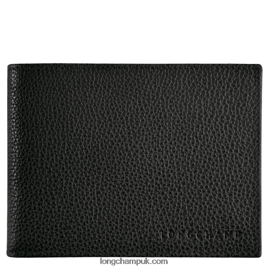 Le Foulonne Wallet Men Longchamp 8RTH80633 Black