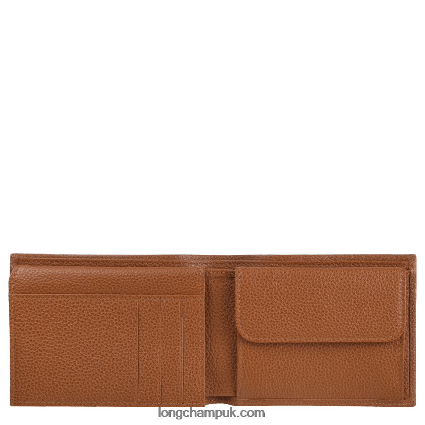 Le Foulonne Wallet Men Longchamp 8RTH80635 Caramel