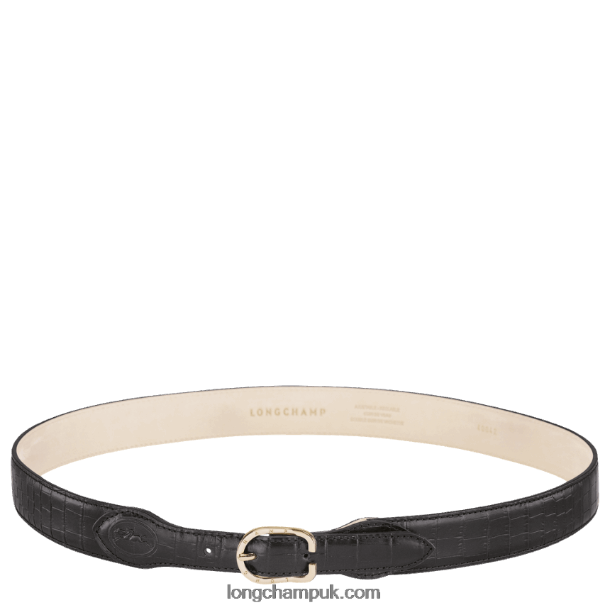1980 Ladies' belt Women Longchamp 8RTH80921 Black