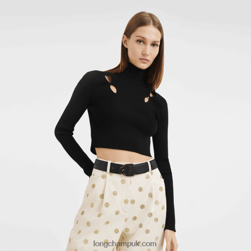 3D Ladies' belt Women Longchamp 8RTH80947 Black