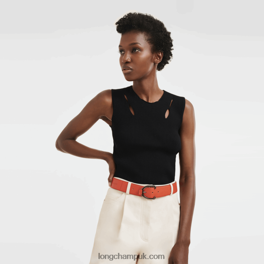 3D Ladies' belt Women Longchamp 8RTH80948 Orange