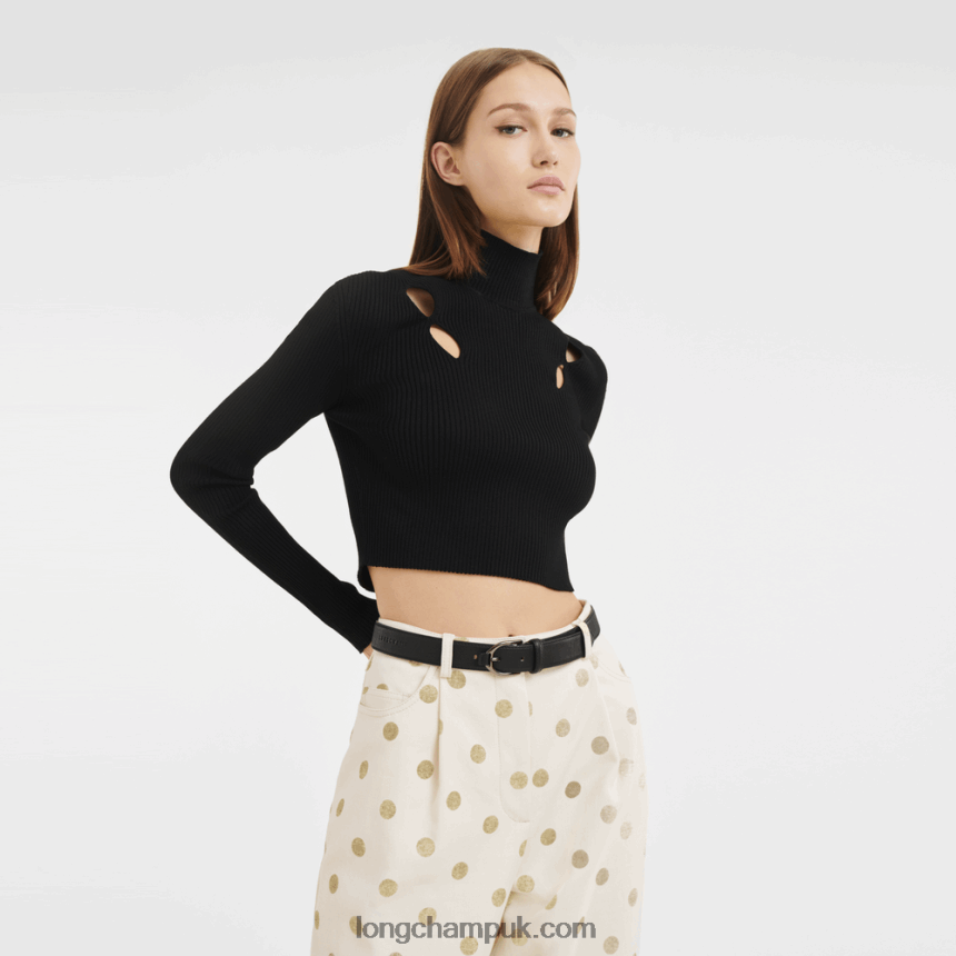 3D Ladies' belt Women Longchamp 8RTH80949 Black