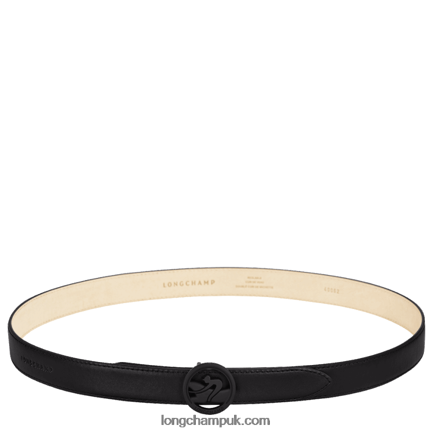 Box Trot Ladies' belt Women Longchamp 8RTH80936 Black