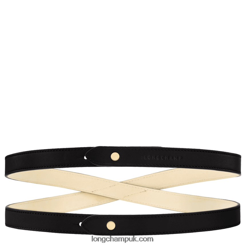 Box Trot Ladies' belt Women Longchamp 8RTH80945 Black