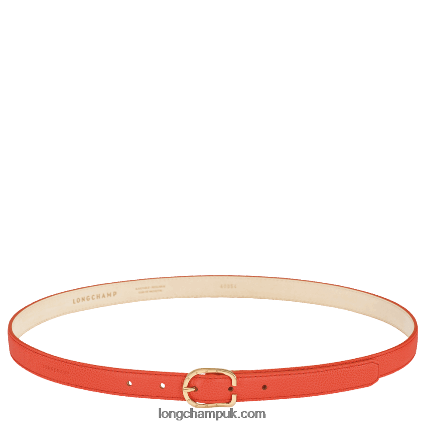 Le Foulonne Ladies' belt Women Longchamp 8RTH80926 Orange