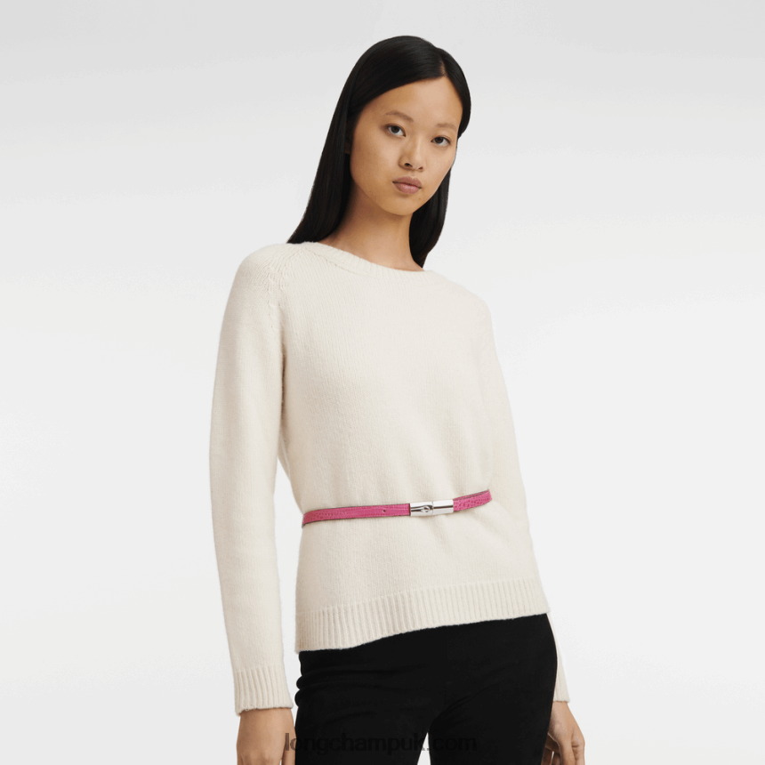 Roseau Ladies' belt Women Longchamp 8RTH80915 Fuchsia