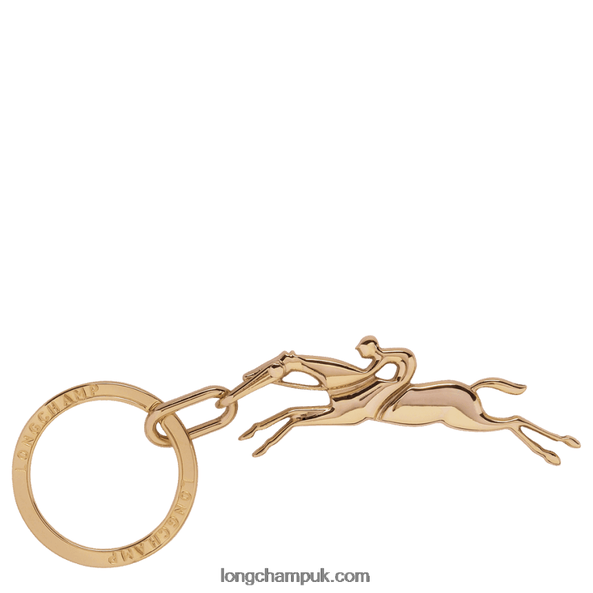 Cavalier Key rings Women Longchamp 8RTH80747 Very pale gold
