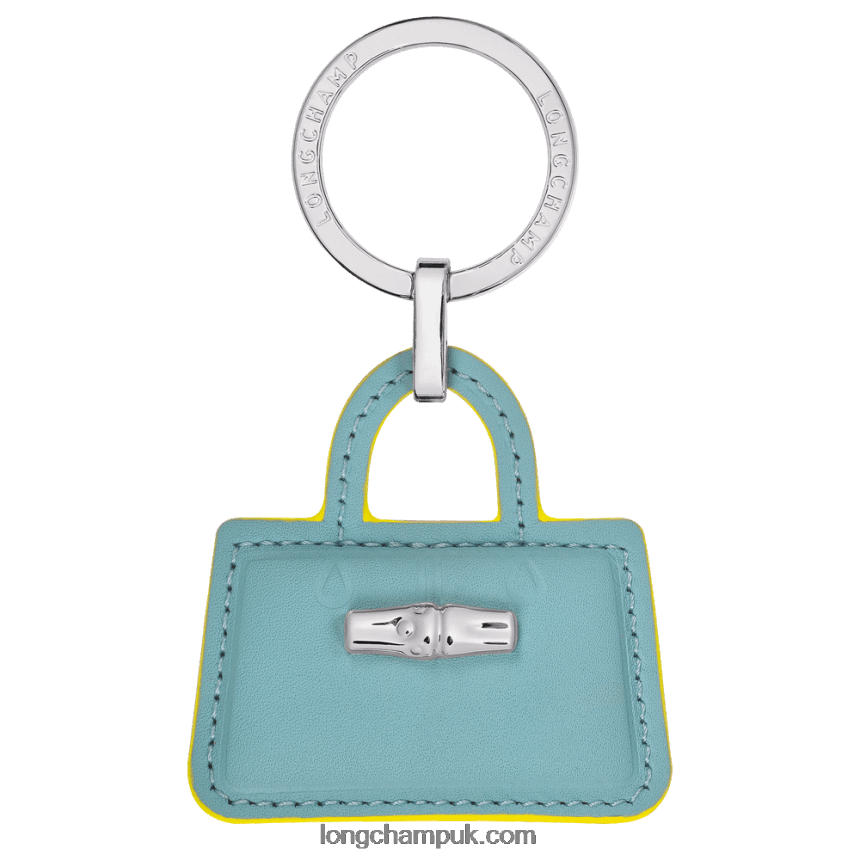Roseau Key rings Women Longchamp 8RTH80751 Cloud Blue/Orange