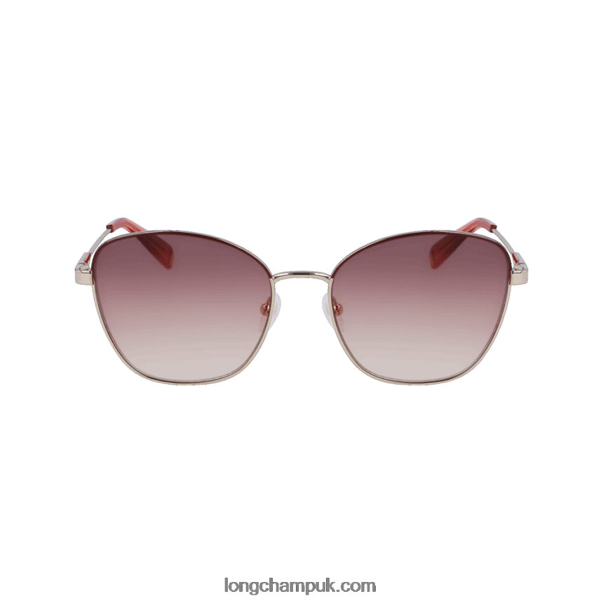 Fall/Winter 2022 Collection Sunglasses Women Longchamp 8RTH80904 Gold/Brown