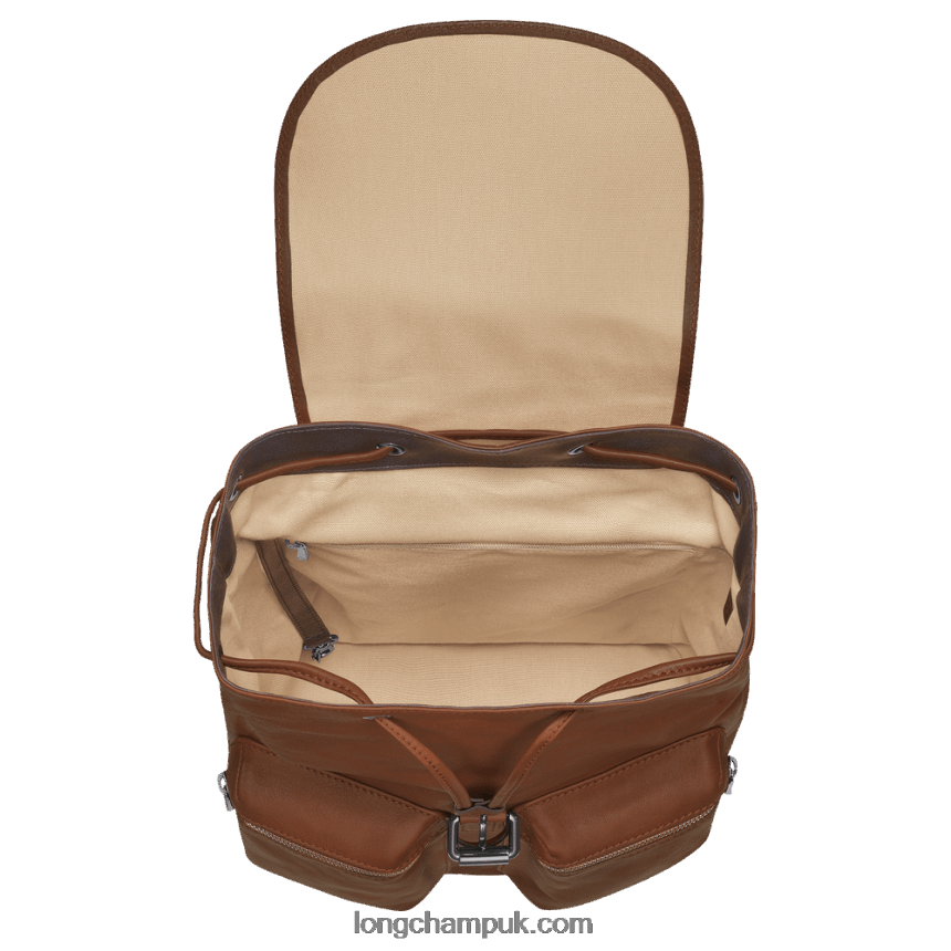 3D Backpack M Women Longchamp 8RTH80453 Cognac