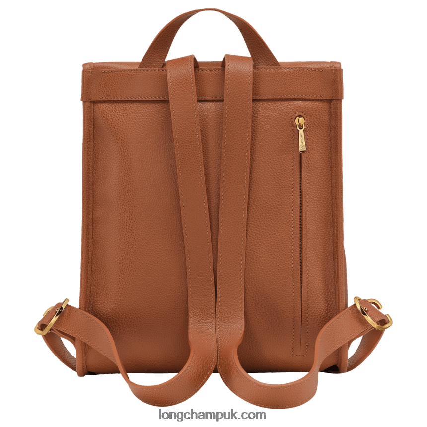 Le Foulonne Backpack Women Longchamp 8RTH80427 Caramel