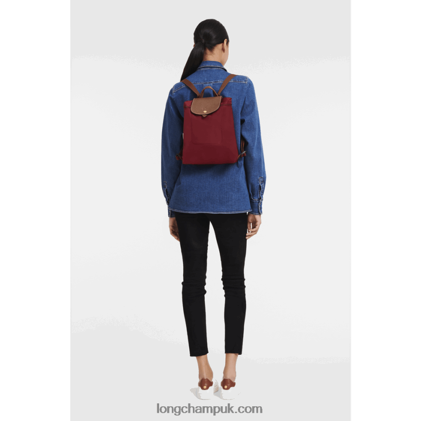 Le Pliage Original Backpack Women Longchamp 8RTH80443 Red