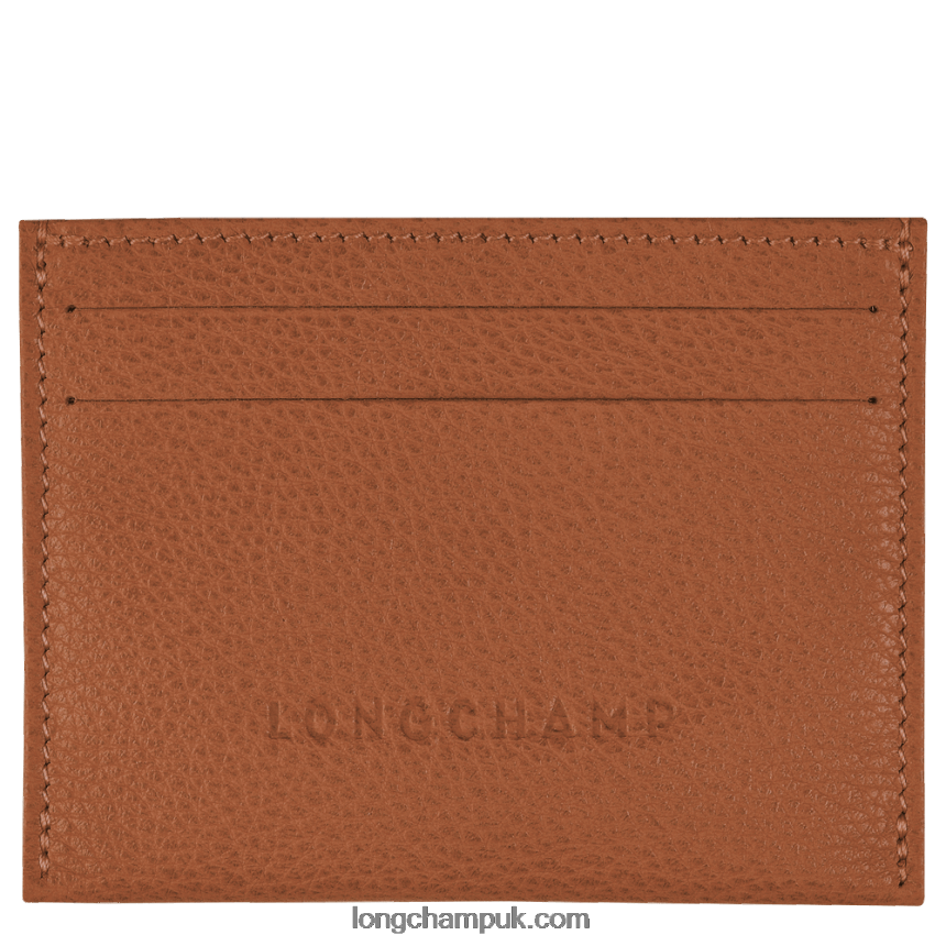 Le Foulonne Cardholder Women Longchamp 8RTH80645 Caramel
