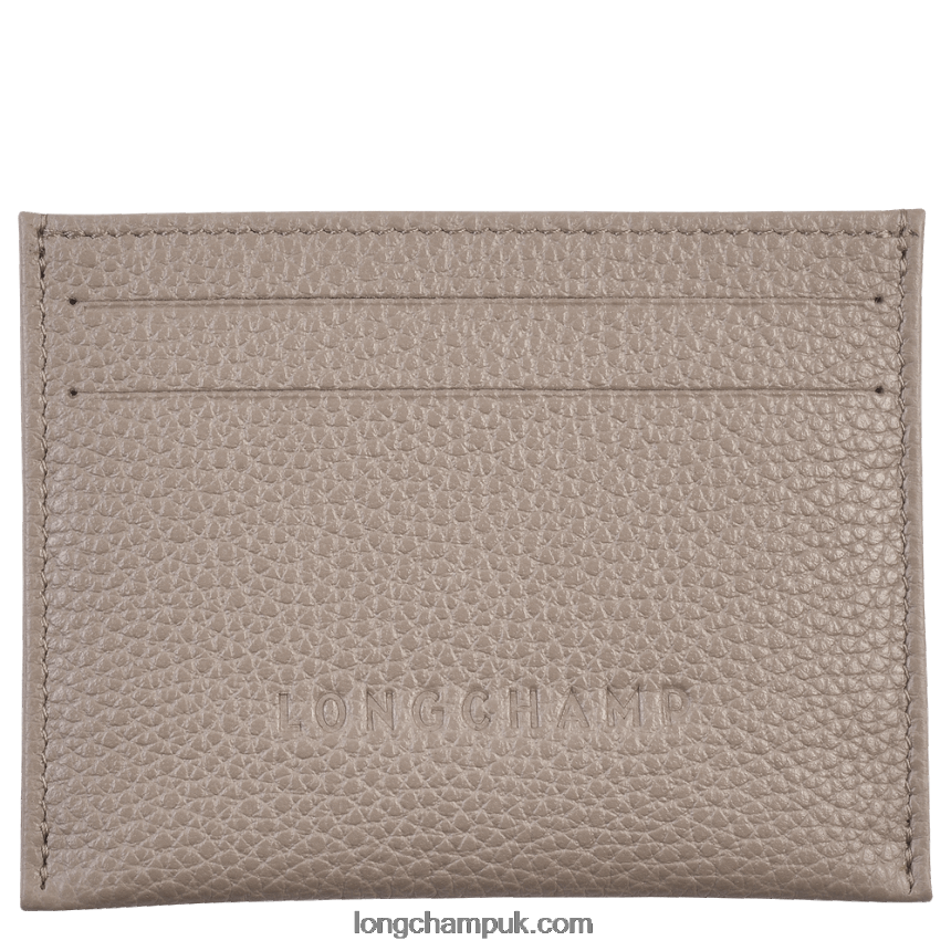 Le Foulonne Cardholder Women Longchamp 8RTH80647 Turtledove