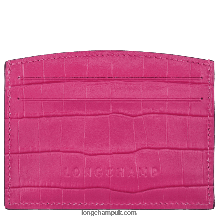Roseau Card holder Women Longchamp 8RTH80642 Fuchsia