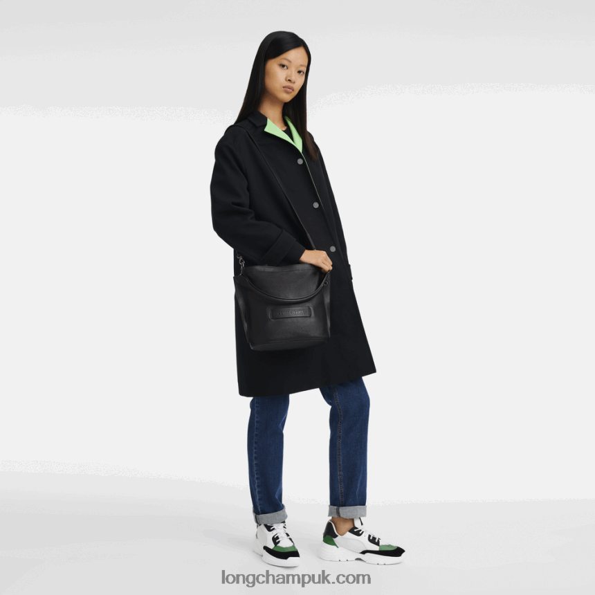 3D Crossbody bag S Women Longchamp 8RTH80312 Black