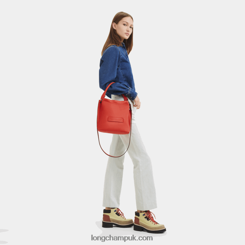 3D Crossbody bag S Women Longchamp 8RTH80315 Orange