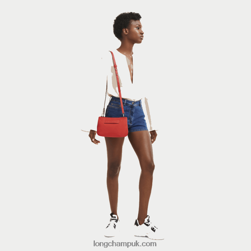 3D Crossbody bag XS Women Longchamp 8RTH80320 Orange